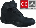 BOTAS DE MOTO ZAPATILLAS DE MOTO IMPERMEABLES Y TRANSPIRABLES CON HOMOLOGACIÓN CE ALLEYCAT NEGROS - Imagen 2