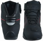 BOTAS DE MOTO ZAPATILLAS DE MOTO IMPERMEABLES Y TRANSPIRABLES CON HOMOLOGACIÓN CE ALLEYCAT ROJO NEGRO - Imagen 6