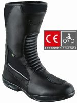 BOTAS DE MOTO TURISMO CAÑA ALTA, IMPERMEABLES Y TRANSPIRABLES CON HOMOLOGACIÓN CE Y EPI/ CITY EXCEL NEGRO - Imagen 2
