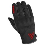 GUANTES DE INVIERNO PARA MOTORISTAS, UNISEX, IMPERMEABLES Y TERMICOS/ FISA ATOM NEGRO ROJO - Imagen 5