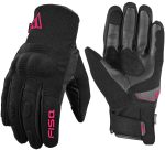 GUANTES DE INVIERNO IMPERMEABLE Y TRANSPIRABLE  PARA MUJER/ FISA ATOM NEGRO ROSA