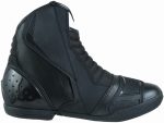 BOTAS DE MOTO CARRETERA ESTILO DEPORTIVO CAÑA CORTA IMPERMEABLES Y TRANSPIRABLES CON HOMOLOGACIÓN CE Y EPI LAGUNA SWIFT BLANCO NEGRO - Imagen 3
