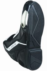 BOTAS DE MOTO CARRETERA ESTILO DEPORTIVO CAÑA CORTA IMPERMEABLES Y TRANSPIRABLES CON HOMOLOGACIÓN CE Y EPI LAGUNA SWIFT BLANCO NEGRO - Imagen 4