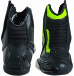 BOTAS DE MOTO CARRETERA ESTILO DEPORTIVO CAÑA CORTA IMPERMEABLES Y TRANSPIRABLES CON HOMOLOGACIÓN CE Y EPI/ LAGUNA SWIFT FLUOR NEGRO - Imagen 5