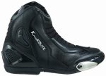 BOTAS DE MOTO CARRETERA ESTILO DEPORTIVO CAÑA CORTA IMPERMEABLES Y TRANSPIRABLES CON HOMOLOGACIÓN CE Y EPI LAGUNA SWIFT NEGRO - Imagen 3