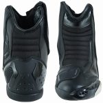 BOTAS DE MOTO CARRETERA ESTILO DEPORTIVO CAÑA CORTA IMPERMEABLES Y TRANSPIRABLES CON HOMOLOGACIÓN CE Y EPI LAGUNA SWIFT NEGRO - Imagen 6