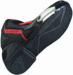 BOTAS DE MOTO CARRETERA ESTILO DEPORTIVO CAÑA CORTA IMPERMEABLES Y TRANSPIRABLES CON HOMOLOGACIÓN CE Y EPI/ LAGUNA SWIFT ROJO NEGRO - Imagen 4