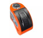 ANTIRROBO DISCO KOVIX KT6 CON ALARMA COLOR NARANJA FLUO 6mm