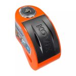 ANTIRROBO DISCO KOVIX KT6 CON ALARMA COLOR NARANJA FLUO 6mm