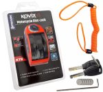 ANTIRROBO DISCO KOVIX KT6 CON ALARMA COLOR NARANJA FLUO 6mm - Imagen 2