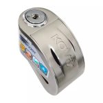 ANTIRROBO DISCO KOVIX KT6 CON ALARMA COLOR ACERO INOX 6mm