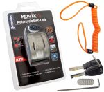 ANTIRROBO DISCO KOVIX KT6 CON ALARMA COLOR ACERO INOX 6mm - Imagen 2