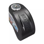 ANTIRROBO DISCO KOVIX KT6 CON ALARMA COLOR NEGRO 6mm