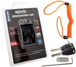 ANTIRROBO DISCO KOVIX KT6 CON ALARMA COLOR NEGRO 6mm - Imagen 2