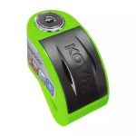 ANTIRROBO DISCO KOVIX KT6 CON ALARMA COLOR VERDE FLUO 6mm