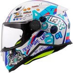 CASCO INTEGRAL PARA NIÑOS (JUNIOR) LS2-FF812 KID NEXT LEVEL WHITE/ GRIS ROJO ECE 22-06 (copia)