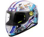 CASCO INTEGRAL PARA NIÑOS (JUNIOR) LS2-FF812 KID NEXT LEVEL WHITE/ GRIS ROJO ECE 22-06 (copia) - Imagen 2