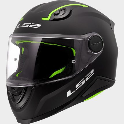 CASCO INTEGRAL PARA NIÑOS  (JUNIOR)  LS2-FF812 KID SOLID MATT BLACK/ NEGRO MATE ECE 22-06