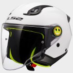 CASCO JET PARA NIÑOS (JUNIOR) LS2-OF622 FUNNY II SOLID WHITE/ BLANCO ECE 22-06