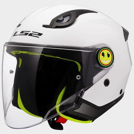 CASCO JET PARA NIÑOS (JUNIOR) LS2-OF622 FUNNY II SOLID WHITE/ BLANCO ECE 22-06