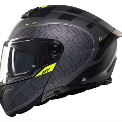 CASCO MODULAR MT- ATOM 2 SV DESTINY C2 GRIS AMARILLO MATE /ECE 22.06