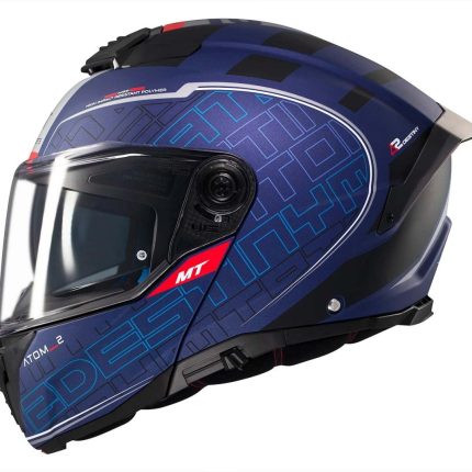 CASCO MODULAR MT- ATOM 2 SV DESTINY C7 AZUL MATE /ECE 22.06