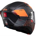 CASCO MODULAR MT- ATOM 2 SV STRANGE C4 NARANJA NEGRO  MATE /ECE 22.06 - Imagen 5