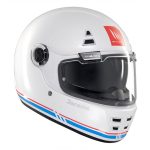 CASCO INTEGRAL HELMET  MT JARAMA SV SOLID A7 BLANCO BRILLO CON GAFA SOLAR - Imagen 2