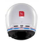 CASCO INTEGRAL HELMET  MT JARAMA SV SOLID A7 BLANCO BRILLO CON GAFA SOLAR - Imagen 5