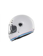 CASCO INTEGRAL HELMET  MT JARAMA SV SOLID A7 BLANCO BRILLO CON GAFA SOLAR - Imagen 4