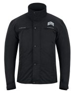 CHAQUETA DE MOTO WINNER CLASSIC NEGRA UNISEX EN TEXTIL IMPERMEABLE, TÉRMICO CON PROTECCIONES  C.E - Imagen 2