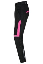 PANTALÓN DE MOTO EN CORDURA PARA CHICAS, 100% IMPERMEABLE ARTEMISA ROSA - Imagen 3