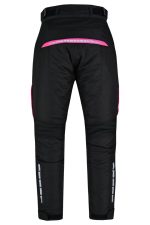 PANTALÓN DE MOTO EN CORDURA PARA CHICAS, 100% IMPERMEABLE ARTEMISA ROSA - Imagen 4