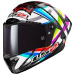CASCO INTEGRAL FIBRA DE CARBONO DE LS2 -FF805 THUNDER C GP AERO FLASH BLACK-CE 22.06/ MULTICOLOR