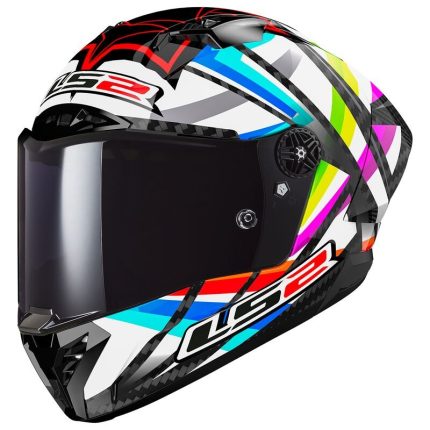 CASCO INTEGRAL FIBRA DE CARBONO DE LS2 -FF805 THUNDER C GP AERO FLASH BLACK-CE 22.06/ MULTICOLOR