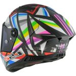 CASCO INTEGRAL FIBRA DE CARBONO DE LS2 -FF805 THUNDER C GP AERO FLASH BLACK-CE 22.06/ MULTICOLOR - Imagen 3