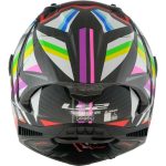 CASCO INTEGRAL FIBRA DE CARBONO DE LS2 -FF805 THUNDER C GP AERO FLASH BLACK-CE 22.06/ MULTICOLOR - Imagen 5