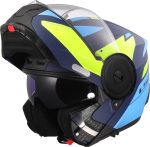 CASCO MODULAR LS2- FF902 SCOPE II DURIA BLUE H-V YELLOW-06/ ECE 22.06. AZUL H-V AMARILLO - Imagen 3