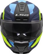 CASCO MODULAR LS2- FF902 SCOPE II DURIA BLUE H-V YELLOW-06/ ECE 22.06. AZUL H-V AMARILLO - Imagen 7