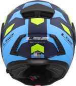CASCO MODULAR LS2- FF902 SCOPE II DURIA BLUE H-V YELLOW-06/ ECE 22.06. AZUL H-V AMARILLO - Imagen 8
