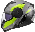 CASCO MODULAR LS2-FF902 SCOPE II DURIA GREY H-V YELLOW-06/ ECE 22.06. GRIS H-V AMARILLO - Imagen 2