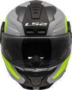 CASCO MODULAR LS2-FF902 SCOPE II DURIA GREY H-V YELLOW-06/ ECE 22.06. GRIS H-V AMARILLO - Imagen 7