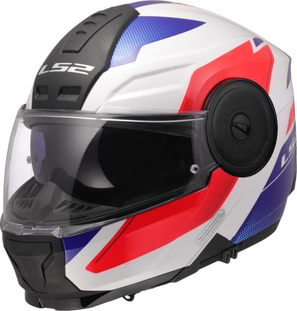 CASCO MODULAR LS2- FF902 SCOPE II DURIA WHITE BLUE RED-06/ ECE 22.06. BLANCO AZUL ROJO