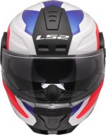 CASCO MODULAR LS2- FF902 SCOPE II DURIA WHITE BLUE RED-06/ ECE 22.06. BLANCO AZUL ROJO - Imagen 7