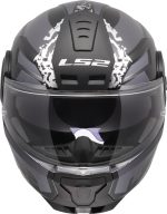 CASCO MODULAR LS2-FF902 SCOPE II OXYD BLACK TITANIUM-06/ ECE 22.06.TITANIO NEGRO - Imagen 7