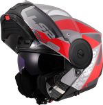 CASCO MODULAR LS2-FF902 SCOPE II OXYD GREY RED-06/ ECE 22.06. GRIS ROJO - Imagen 3