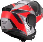 CASCO MODULAR LS2-FF902 SCOPE II OXYD GREY RED-06/ ECE 22.06. GRIS ROJO - Imagen 4