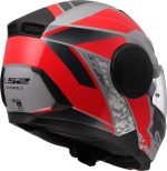 CASCO MODULAR LS2-FF902 SCOPE II OXYD GREY RED-06/ ECE 22.06. GRIS ROJO - Imagen 6