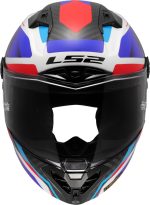 CASCO INTEGRAL FIBRA DE CARBONO DE LS2 -FF805 THUNDER GP AERO RAUTE BLUE RED-CE 22.06/ NEGRO BLANCO ROJO AZUL - Imagen 7