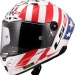 CASCO INTEGRAL DE LS2 -LS2 FF805 THUNDER GP AERO REPLICA BAZ-ECE 22.06./ BLANCO ROJO AZUL